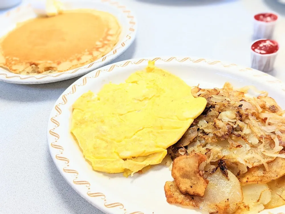 Scrambled Eggs and American Fries